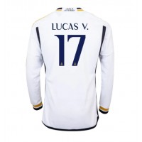 Dres Real Madrid Lucas Vazquez #17 Domáci 2023-24 Dlhy Rukáv